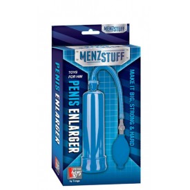 Синяя вакуумная помпа MENZSTUFF PENIS ENLARGER